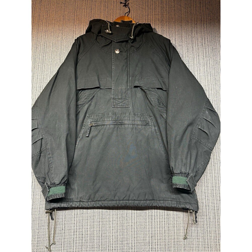 Vintage 90s Willis Geiger Anorak M Hooded Pullover Ripstop Utility Expedition
